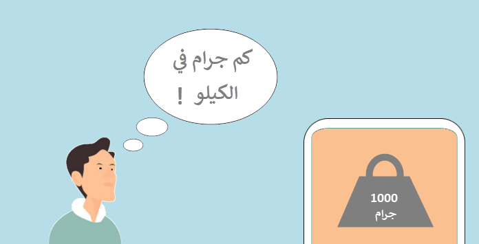 ٤ كيلو جرام = جرام