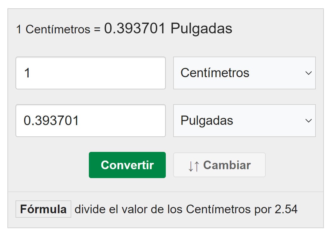 Cm a pulgadas convertir pulgadas a centimetros eb tools